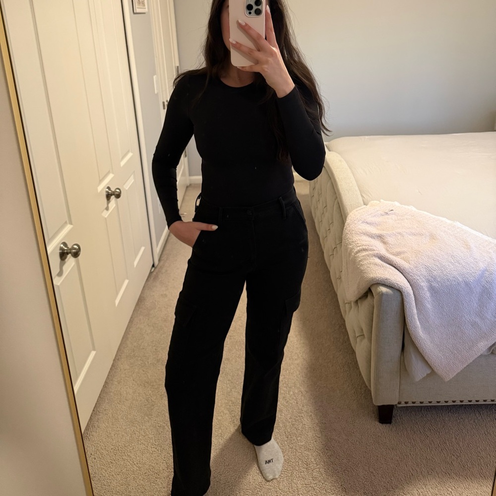 Black MOTHER jeans